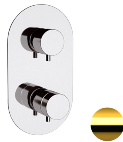 Смеситель для душа Remer Elegance NT93DO, золото глянцевое