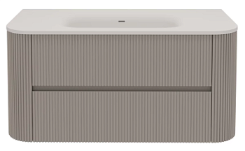 Тумба подвесная Vincea Alto VMC-4A100MLG светло-серый матовый