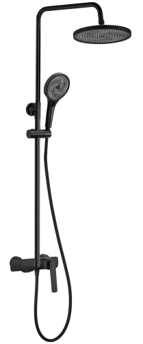 Душевая система Rea Rebel black P2416