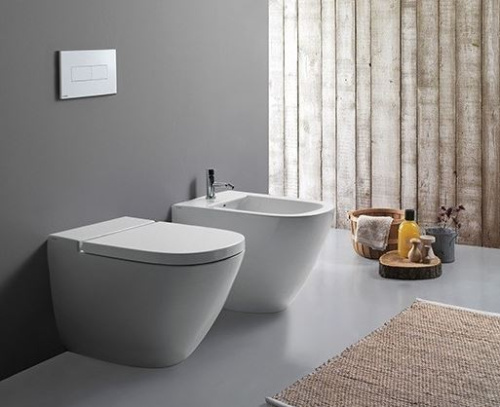 Биде напольное приставное Globo Stockholm LA009BI