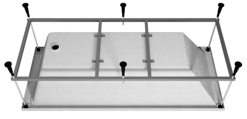 Ванна акриловая Vincea VBT-2G170-FR