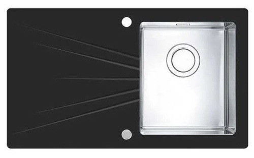 Мойка для кухни Alveus KARAT 10 UP черный  860x500 правая 1123799