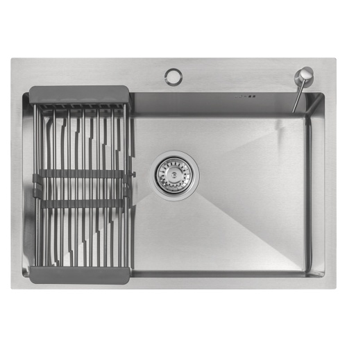 Комплект Arfeka Eco AR мойка 700*500, коландер, дозатор satin