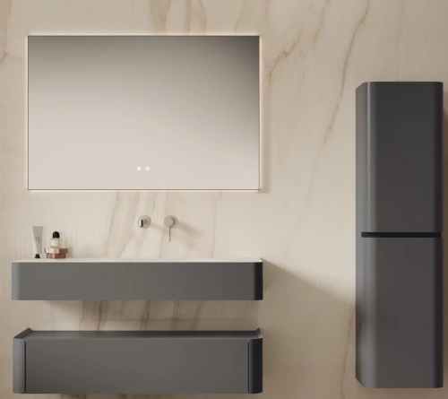 Тумба подвесная Vincea Caprise VMC-4CA120MG серый матовый