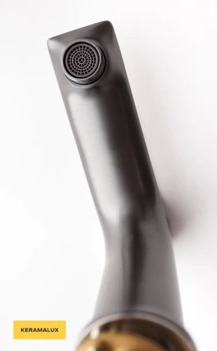 Смеситель для умывальника Vivi Felice 8030 G Gun Metal