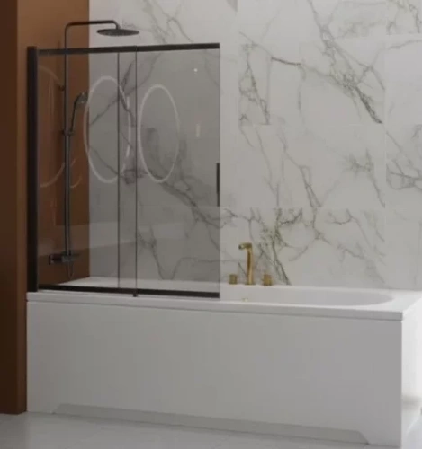 Шторка на ванну CeramaLux CL601G-100/140 GREY