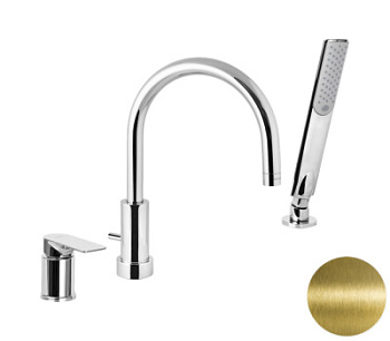 Смеситель для ванны Remer Infinity I07VO, бронза