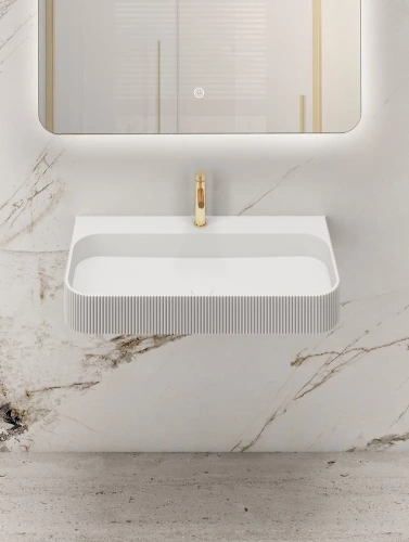 Умывальник Vincea Solid Surface VWB-6SG90MW