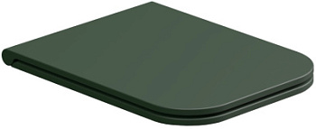 Крышка с сиденьем GSG Ceramic Design Brio BRCOPRSLTICR036, Smeraldo Matt