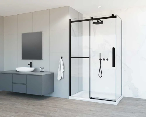 Душевой уголок Vincea Como Soft VSR-1CS9013CLB