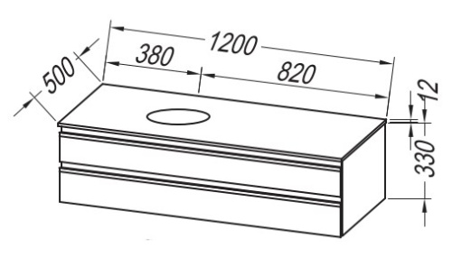 Тумба подвесная Kolpa-san Alexis OA 120 Craft wood 547230 Тумба подвесная Kolpa-san Alexis OA 120 Craft wood 547230