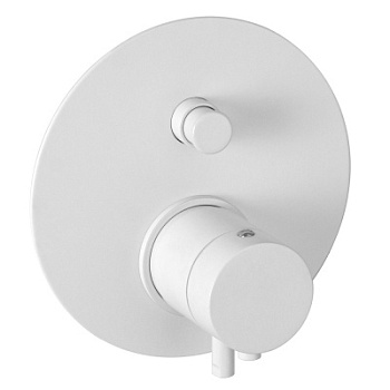 Смеситель для душа Remer Elegance NT09KBBO, белый матовый