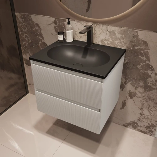 Тумба подвесная Vincea Welle 600 M.White Soft-touch VMC-2WL600MW