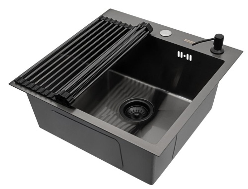 Комплект Arfeka Eco AR мойка 500*500, роллер-мат, дозатор black