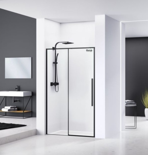 Душевая дверь Rea Solar Black 100 K6512