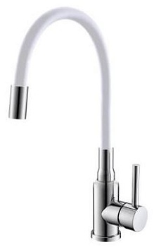 Смеситель для кухни Alveus FLEXA WHITE CHR 1147024