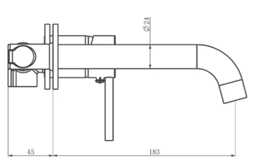 Смеситель для умывальника Vivi Felice 0635 bianco opaco
