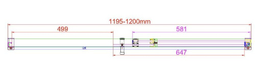 Душевая дверь Vincea Arno VPS-1A120CGB