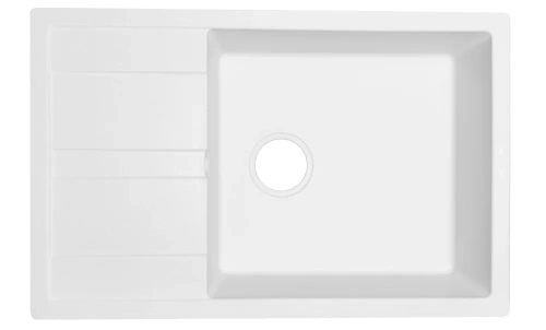 Мойка кухонная Zorg Apollo 78 белый камень