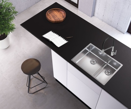 Мойка для кухни Alveus NOX 90L BRS 582x440x200 левая 1149934