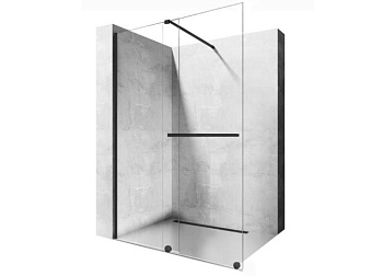 Душевая стенка Rea Cortis Black 120 K8880