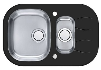 Мойка для кухни Alveus WAVE UP 30 черный 760x500 1123817