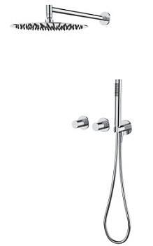 Душевой комплект Vincea Aura VSFW-6AU1CH встраиваемый, 2 режима, хром
