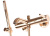 Смеситель для ванны Rea Lungo Rose Gold B6695