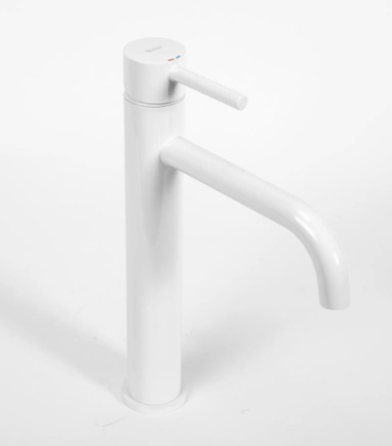 Смеситель для умывальника Rea Lungo white matt B4400