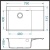 Мойка для кухни Alveus PURE-G 70R Algranit STONE-A80 790x520x198 1149499