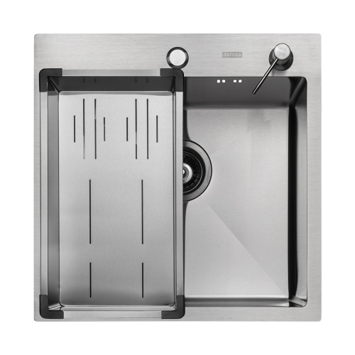 Комплект Arfeka Eco AR мойка 500*500, коландер G, дозатор satin