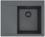 Мойка для кухни Alveus PURE-G 50R Algranit DEEP BLACK-A90 BE 620x520x198 1149490