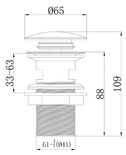 Смеситель для умывальника Caprigo Adria-uno 02-525-VOT
