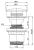 Донный клапан для раковины Vincea DPU-1B01GM с переливом