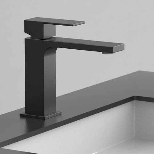 Смеситель для раковины Vincea Cube VBF-1C01MB Смеситель для раковины Vincea Cube VBF-1C01MB