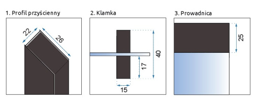 Душевая дверь Rea Solar Black 100 K6512