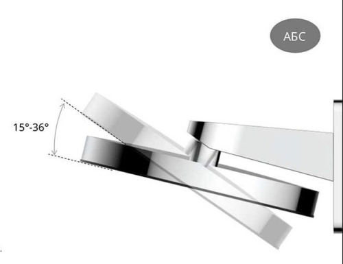 Верхний душ Vincea VSHD-3I3CGM