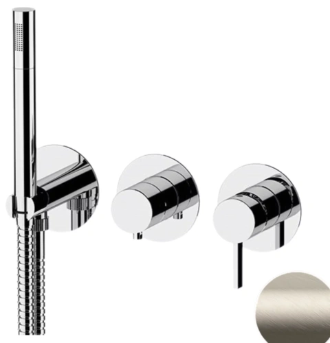 Смеситель для душа Remer Metrica MC97D2PXV, сталь