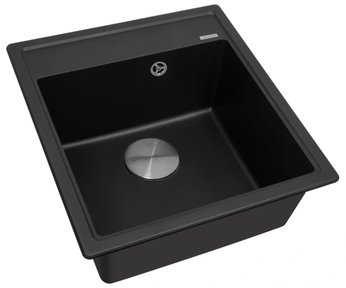 Мойка кухонная Zorg Rock 46 premium black metallic