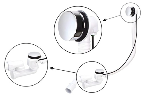 Сифон для ванны McAlpine HC31M-N1