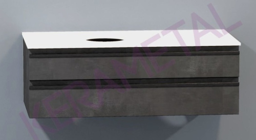 Тумба подвесная Kolpa-san Alexis OA 100 Dark concrete 546280 Тумба подвесная Kolpa-san Alexis OA 100 Dark concrete 546280