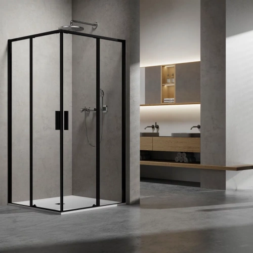 Душевой уголок Vincea Slim 8mm VSS-6SL8010CLB