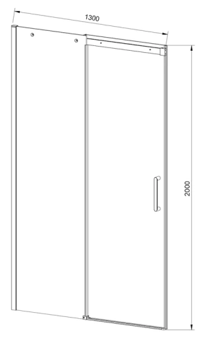 Душевая дверь Vincea Dice VDS-4D130CL