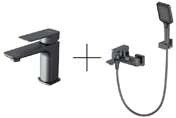 Душевая система для ванны со смесителем Oliveeka OL-639003A+139003-BGM