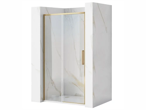 Душевая дверь Rea Rapid Slide gold matt 120 K4709