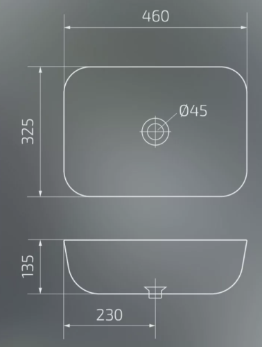 Умывальник Gid Mnc548