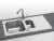 Мойка для кухни Alveus GLASSIX 20 RAL9005-90 (белый цвет) 860x500 1100016 Мойка для кухни Alveus GLASSIX 20 RAL9005-90 (белый цвет) 860x500 1100016