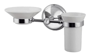 Мыльница и стакан Caprigo Romano 7012A-crm