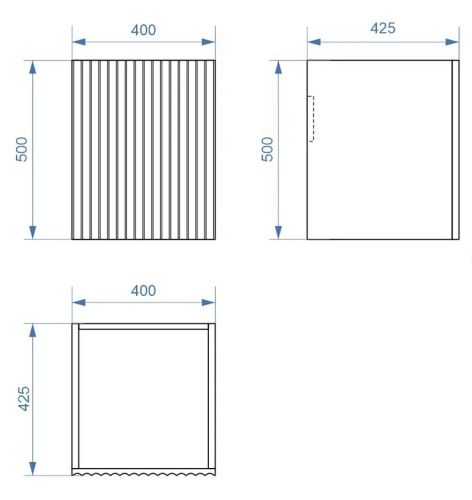 Тумба подвесная Vela 3D фасад 40П TU271752