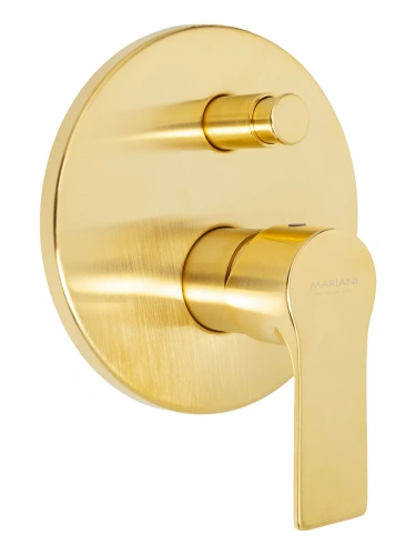 Смеситель для душа Mariani Kali B22173KL, золото брашированное